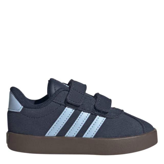 adidas VL Court 3.0 Infants Shoes Indigo/Sky/Gum male C5 (21)