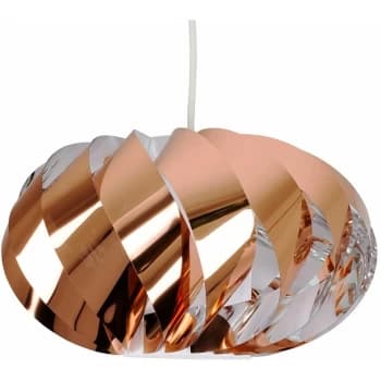 Minisun - Turbine Effect Twist Interior Ceiling Pendant Shade - No Bulb