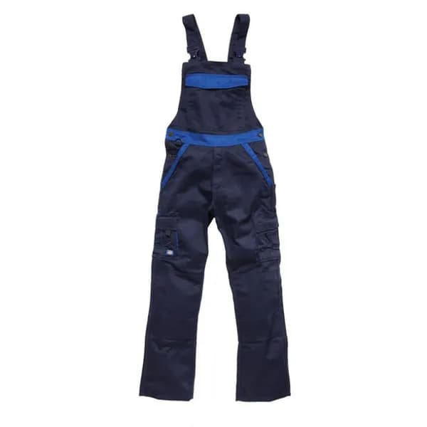 Dickies Mens Industry 300 Two Tone Work Bib and Brace IN30040NRB44 Colour: Navy / Royal