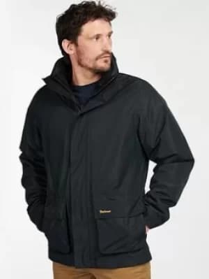Barbour Hallington Jacket, Black, Size 2XL, Men