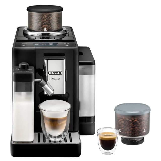 DeLonghi DeLonghi - Rivelia Bean to Cup Automatic Coffee Machine, Black EXAM 440.55.B