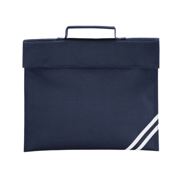 Quadra Mens Classic Reflective Book Bag in Navy Navy Male