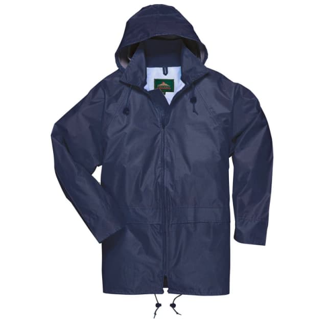 Portwest Mens Classic Raincoat in Navy Size: Small Navy Male S