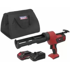 Cordless 20V 2Ah SV20 Series Caulking Gun Kit 310ml CP20VCGKIT1 - Sealey