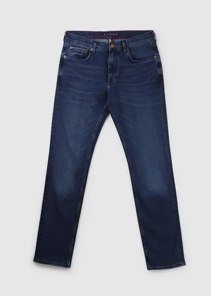 Tommy Hilfiger Mens Core Straight Denton Bridger Ind Jeans In Denim