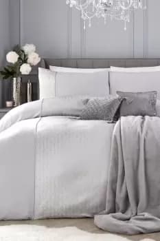 'Lana' Glitter Jacquard Duvet Cover Set