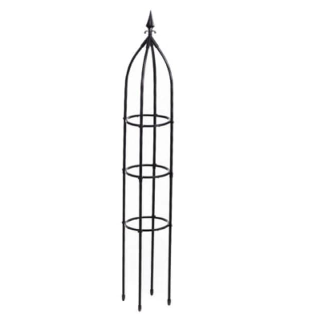 Garden Gear 1.6M Metal Obelisk, Plant Support For Climbing Plants & Vegetables (X1)