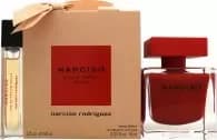 Narciso Rodriguez Narciso Rouge Gift Set 90ml Eau de Parfum + 10ml Eau de Parfum