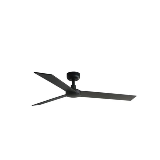 Netlighting Rudder Large Black Walnut DC Ceiling Fan 6 Speed Black Unisex