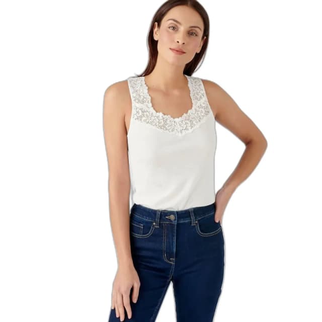 DAMART Thermolactyl Feminine Touch Vest Top, Grade 2 Off-White Women XS;S;M;L;XL