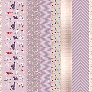 ohpopsi Houndstooth Wall Mural Multi 14.4m L