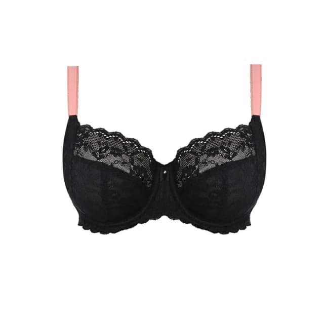Freya Womens underwired side-reinforced bra Freya Offbeat Noir Female 95G