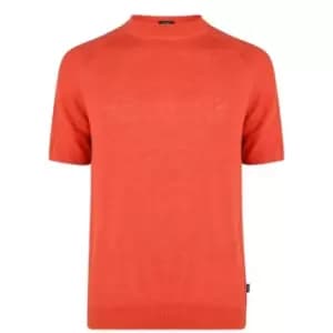 Boss Julios Knit T Shirt - Orange