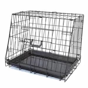 Streetwize 24" Folding Slanted Dog Crate Small