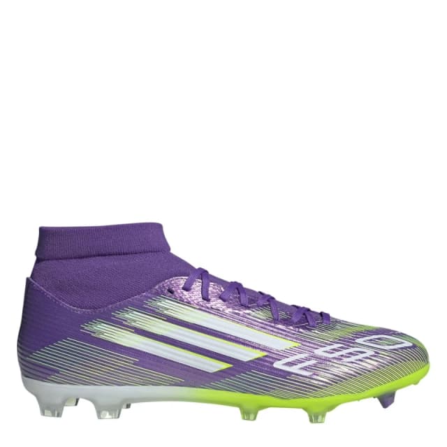 adidas F50 League Mens Firm Ground Football Boots Purple/White male 12 (47.3)