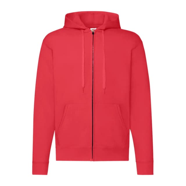 Fruit of the Loom Mens Classic Hoodie in Red Size: Small Red Male S