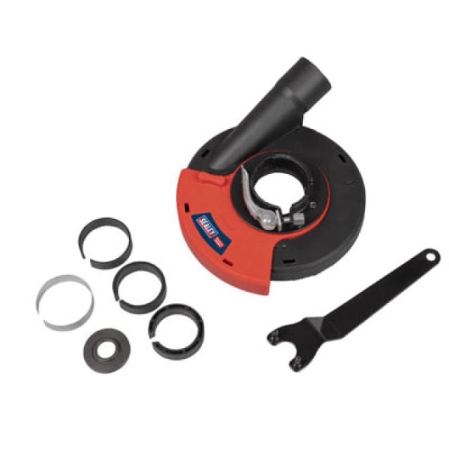 Sealey Adjustable Grinding and Sanding Dust Shroud for 115mm and 125mm Angle Grinders AGDS01