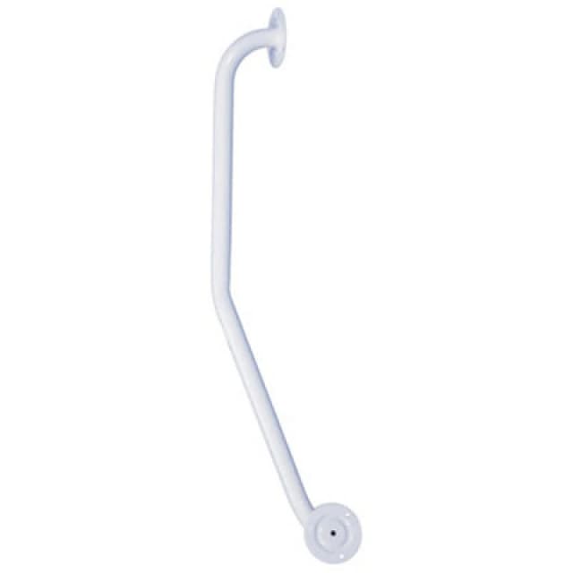 Loops 720mm White Curved Handrail - Ideal for Doorwars and Stairwells - Right Handed White