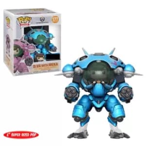 Overwatch D.Va with Mecha Blueberry 6" EXC Pop! Vinyl Figure