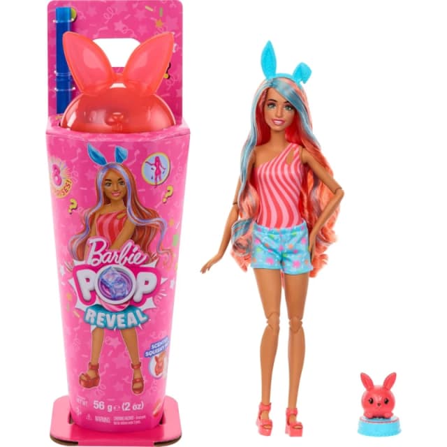 Barbie Pop Reveal Shakes Scented Bright Bunny Doll - 32cm