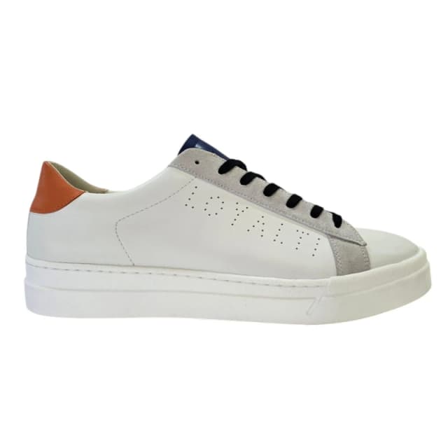 Loyalti Mens Levia Low-Top Trainers White/Lt Grey male 7 (41)