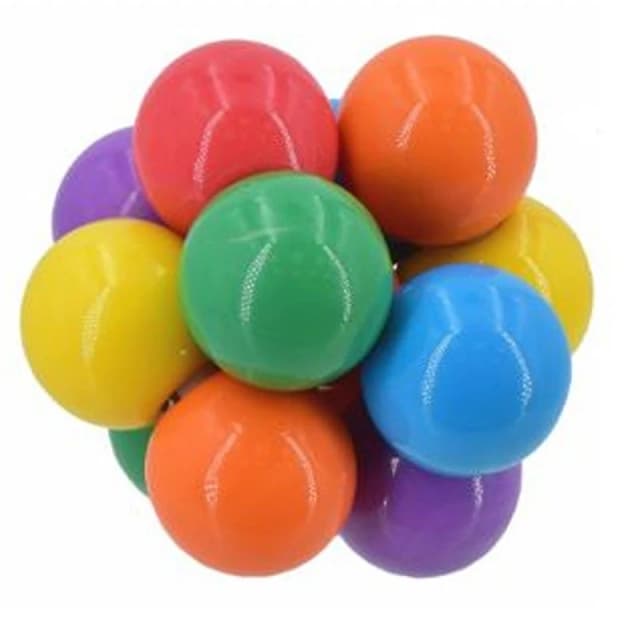 Kandy Toys Twist And Turn Fidget Ball Multi unisex
