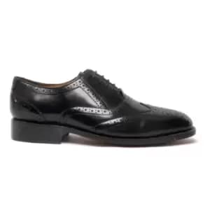Amblers Ben Leather Soled Shoe / Mens Shoes (12 UK) (Black)