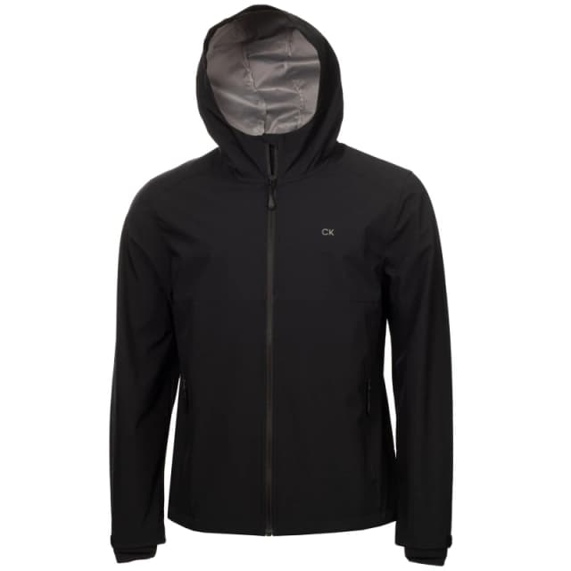 Calvin Klein Golf Hooded Monogram Jack Mens - Black S