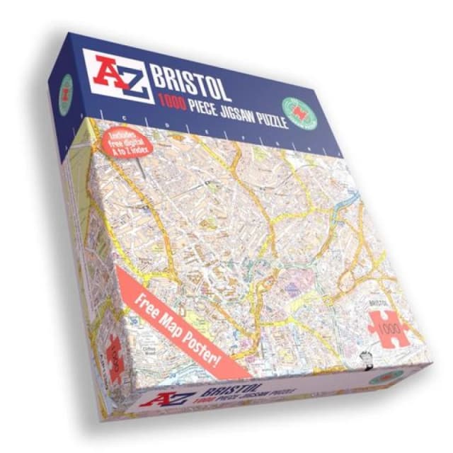 A to Z A to Z Map of Bristol 1000 Piece Jigsaw Puzzle