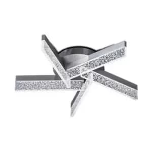 Built-in LED ceiling lamp Fusion Chrome polished 1 bulb 10cm