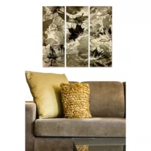 MDF29598377 Multicolor Decorative MDF Painting (3 Pieces)