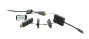 Kramer Electronics AD-RING-5 video cable adapter Black