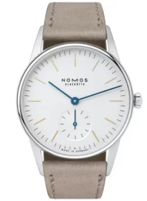 Nomos Glashutte Watch Orion 33 Steel Back