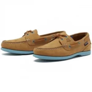 Chatham Womens Pippa II G2 Deck Shoes Tan/Turquoise 5 (EU38)