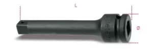 Beta Tools 729/22 1" Square Drive Impact Extension Bar 330mm 007290825