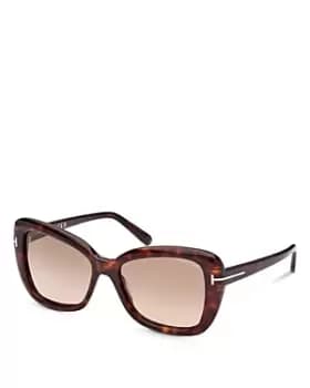 Tom Ford Womens Maeve Butterfly Sunglasses, 55mm