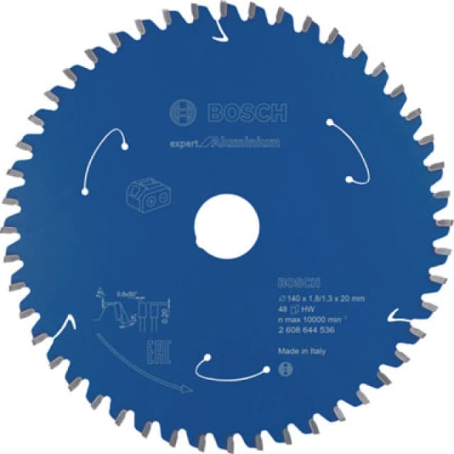 Bosch Expert Cordless Circular Saw Blade for Aluminium 2608644536 Diameter: 140mm