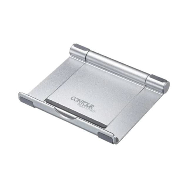 Contour Ergonomics Rotating 360 Degree Rotating Tablet/Phone Stand 4- 13" Silver CE10141