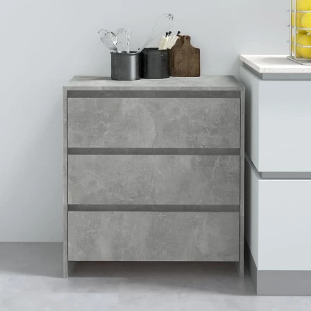 VIDAXL Vidaxl - Sideboard Concrete Grey 70x41x75cm Engineered Wood 8720286835227