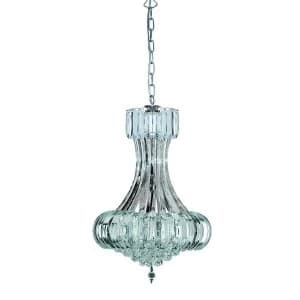 6 Light Ceiling Pendant Chandelier Chrome, E14