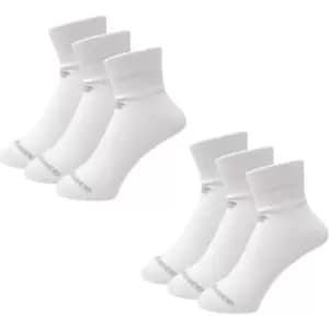 New Balance Balance 6 Pack of Ankle Socks - White