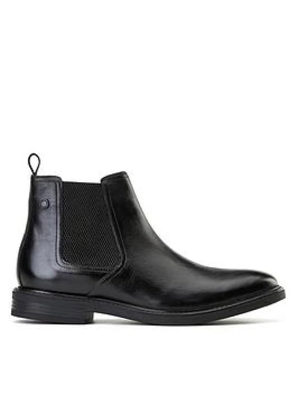 Base London Base London Men Sussex Chelsea Boot in Black Size: 12 Black 12 Male 5063294202449