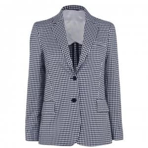 Gant Regular Gingham Blazer - Navy 433