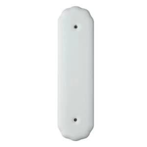 BQ Traditional White Porcelain Finger Plate L226mm W70mm