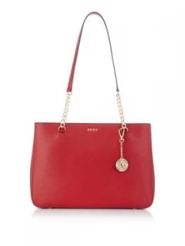DKNY Sutton Chain Shopper Red