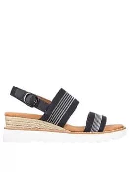 Skechers Desert Kiss Sandals - Navy, Blue, Size 4, Women