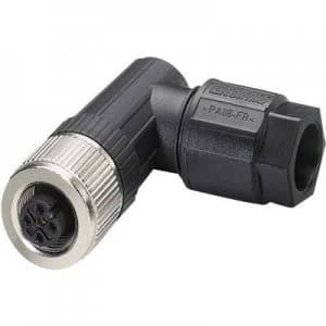 Phoenix Contact 1424653 Sensor/actuator connector M12 Socket, right angle No. of pins (RJ): 5