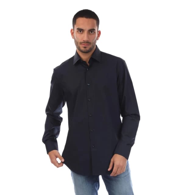 Boss H-Joe-Kent-C1-214 Shirt Dark Blue male 16.5
