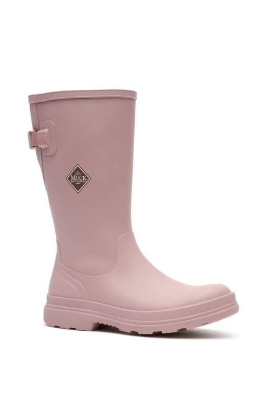 Muck Boots Womens Rainscape Tall Boot in Pink Size: 5 Pink Female 5