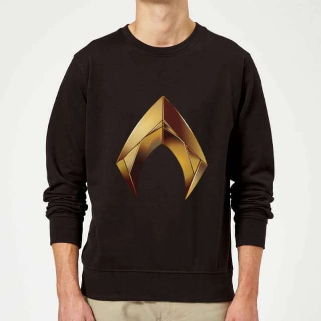 Aquaman Symbol Sweatshirt - Black - L